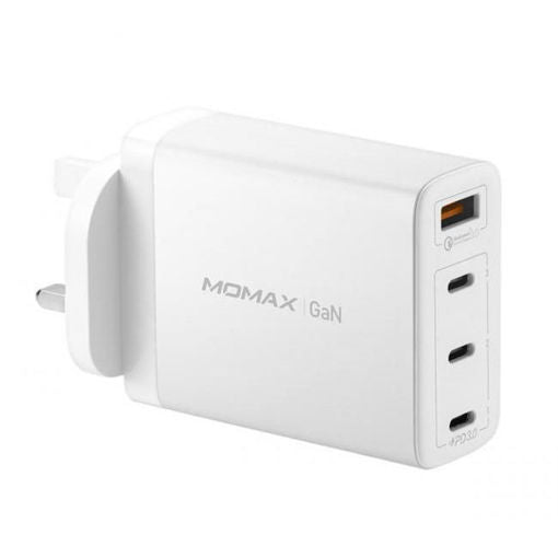 Momax Oneplug 100W 4-Port Gan Charger - White