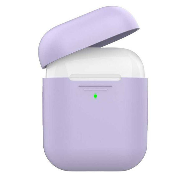 AHA Style Case For Airpods 1/2 Front Led Visible-Purple