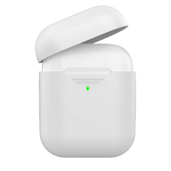 AHA Style Case For Airpods 1/2 Front Led Visible-White