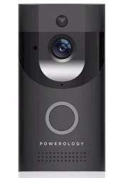 Powerology Smart Video Doorbell (Black)