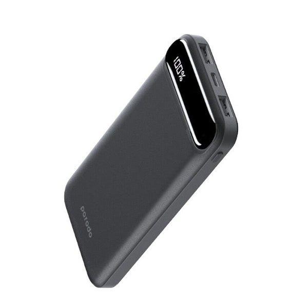 Porodo 10000mAh Power Bank - Black