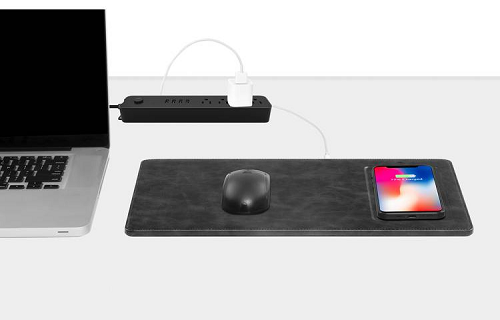 Powerology Wireless Charging  Mouse pad - black