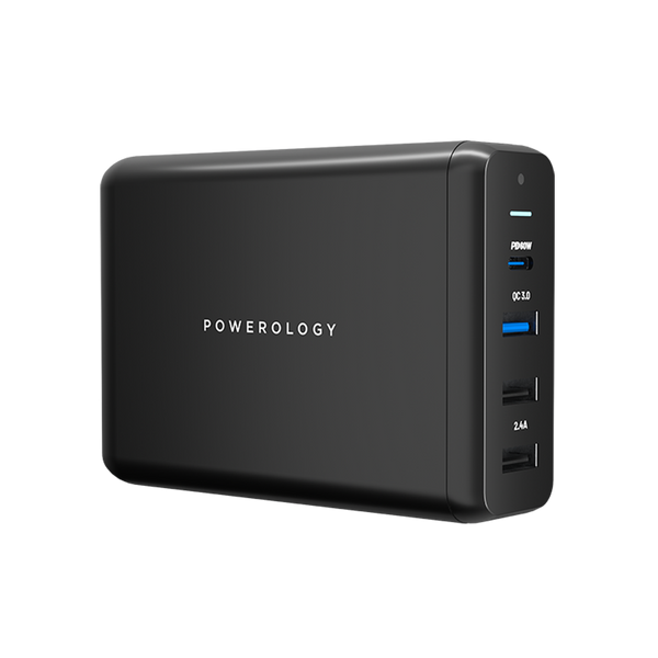 Powerology 4-Output Quick Charge Power Terminal PD 75W