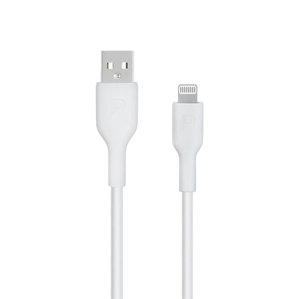 Powerology USB-A to Lightning 1.2M - White