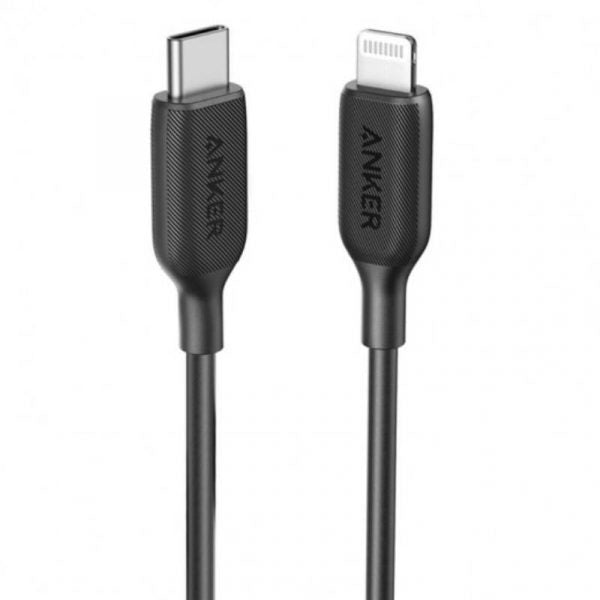 أنكر باور لاين III USB-C إلى Lightning 0.9 متر - أسود