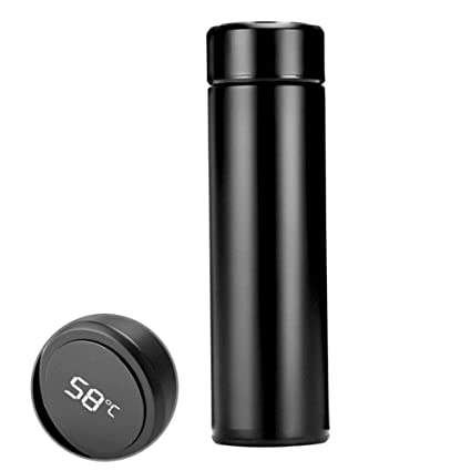 Porodo Life Style Smart Water Bottle 500ml (Black)