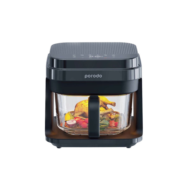 Porodo 5.5L Capacity Full Glass Air Fryer