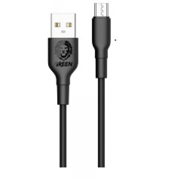 كابل USB-A أخضر إلى Micro USB بطول 1.2 متر