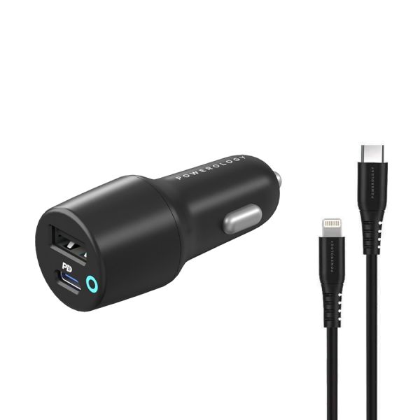 Powerology 32W Ultra-Quick Car Charger