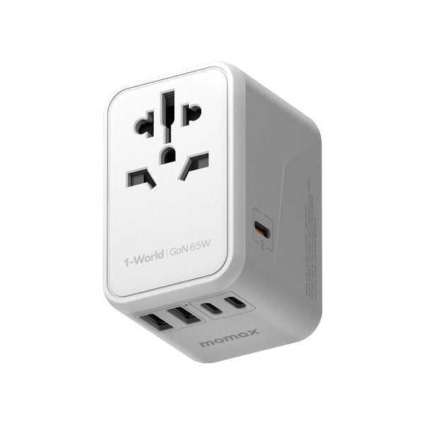 Momax 1-World 65w Gan Ports - White