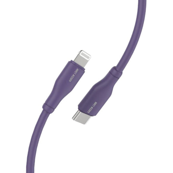 Green Rotterdam Type-C to Lightning Cable 1.2m-Purple