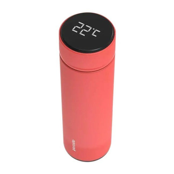 Porodo Life Style Smart Water Bottle 500ml (Warm Red)