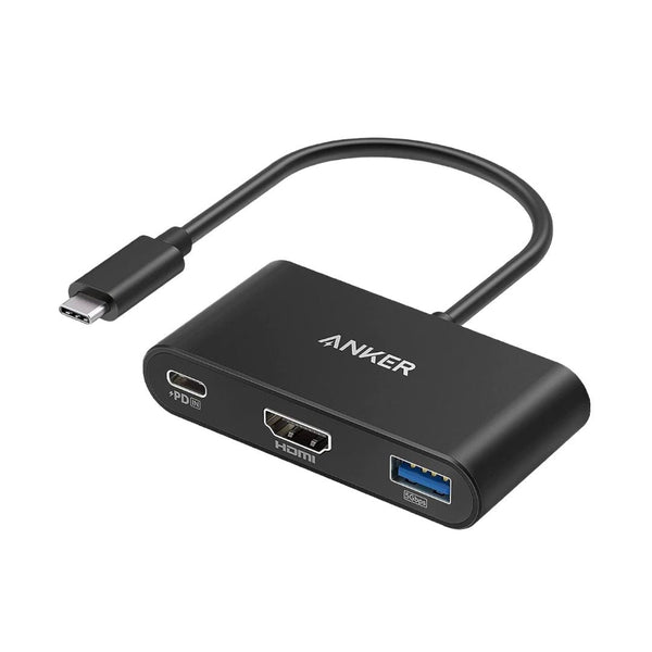 أنكر باور إكسباند 3 في 1 USB-C PD Hub - رمادي