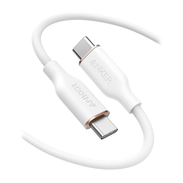 Anker PowerLine III Flow USB-C to USB-C 100W Cable 0.9m - White