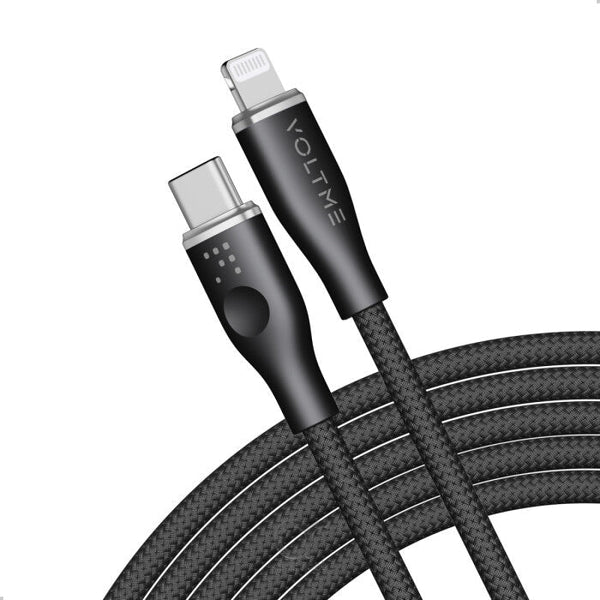 Voltme Powerlink Nylon USB-C to Lightning Cable 1.2M