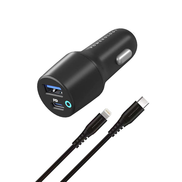 Powerology 47W Ultra-Quick Car Charger