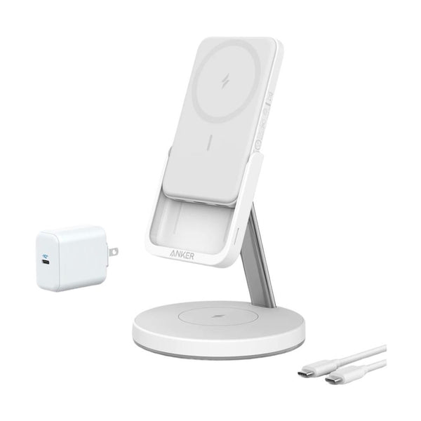 Anker Magnetic Wireless Charger MagGo - White